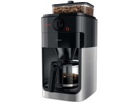 Philips Grind & Brew HD7767 Kaffemaskine Metal/sort