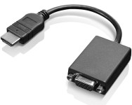 Lenovo Videoadapter HDMI / VGA 20cm Sort