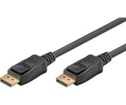 Goobay 5m DisplayPort 1.4-Verbindungskabel [3D, 8K (4320p), vergoldete Kontakte, mit Verriegelung]
