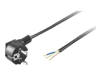 goobay Strømkabel 1.5m Sort