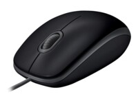 Logitech B110 Silent Optisk Kabling Sort