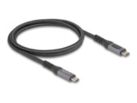 DeLOCK USB4 Gen 3x2/ Thunderbolt 3 / Thunderbolt 4 / DisplayPort 2.0 (Alt Mode) USB Type-C kabel 1m Sort