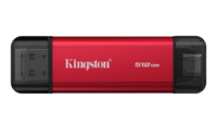 KINGSTON 512GB Dual USB-A/C Portable SSD Up to 1050MB/s USB 3.2 Gen 2