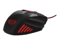 Esperanza MX201 WOLF Optisk Kabling Sort Rød