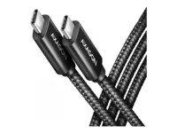 AXAGON BUCM2-CM10AB USB Type-C kabel 1m Sort