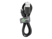 goobay USB Type-C kabel 3m Sort