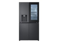 LG Køleskab/fryser 364liter Klasse E 274liter Fritstående Essens sort stål