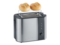 SEVERIN AT 2589 Brødrister Børstet rustfrit stål/sort
