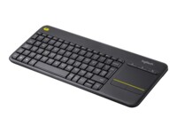 Logitech Wireless Touch Keyboard K400 Plus Tastatur Trådløs US International