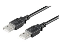 goobay USB 2.0 USB-kabel 1.8m Sort