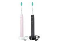 Philips 3100 Series HX3675 Tandbørstesæt Sort Pink
