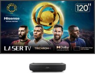 Hisense 120L9HA projection TV Ultra short throw projector 3000 ANSI lumens DLP UHD 4K (3840x2160) Black