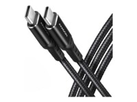 AXAGON BUCM-CM30AB USB Type-C kabel 3m Sort
