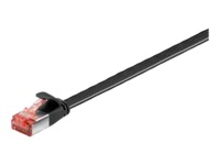 goobay CAT 6 U/FTP, PiMF 5m Patchkabel Sort