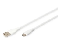 DIGITUS USB Type-C kabel 50cm Hvid