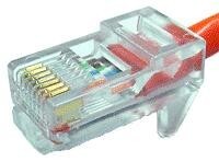Goobay RJ45 modular plug for round cable 8 pol