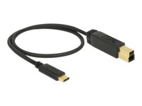 Delock USB Type-C kabel 50cm Sort