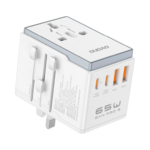 Dudao A65Pro Universal Travel Adapter White