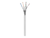 goobay CAT 6a SFTP, PiMF 50m Bulkkabel Grey