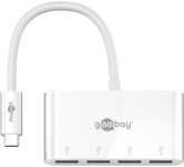 goobay USB-C Multiport Adapter Hvid
