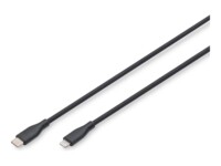 ASSMANN Lightning-kabel 50cm Sort
