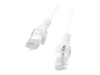 Lanberg CAT 6 Ikke afskærmet parsnoet (UTP) 25cm Patchkabel Hvid RAL 9010
