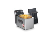FRITEL TURBO SF Fritureapparat 2liter 1.8kW Antracit metallisk/sølv