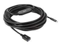 Club 3D USB Type-C kabel 10m Sort