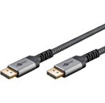 goobay plus series DisplayPort kabel 2m Grå