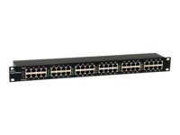 LevelOne ESP-2400 PoE-strømstødsbeskytter 24-stik Sort