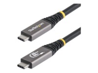 StarTech USB 3.2 / USB4 / Thunderbolt 3 / Thunderbolt 4 / DisplayPort USB Type-C kabel Sort Grå