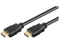 goobay HDMI-kabel med Ethernet 2m Sort