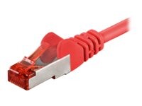 Goobay CAT 6 S/FTP CU 1m Red
