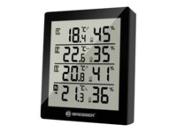 Bresser Temeo Hygro Quadro Termo-hygrometer Trådløs Indendørs Udendørs Sort
