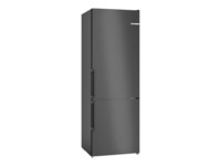 Bosch Serie | 4 Køleskab/fryser 311liter Klasse C 129liter Fritstående Sort inox