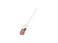 LogiLink PrimeLine CAT 6 SFTP, PiMF 25cm Patchkabel Hvid