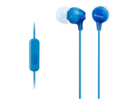 Sony MDR EX15AP Kabling Øreproptelefoner Blå