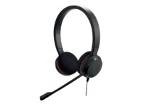 Jabra Evolve 20 MS stereo Kablet Høretelefoner Sort