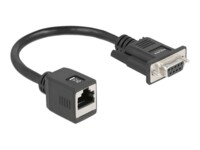 Delock Seriel adapter 20cm Sort