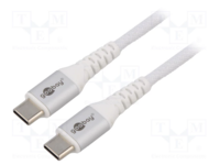 goobay USB 2.0 USB Type-C kabel 2m Hvid