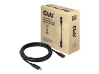 Club 3D CAC-1529 USB Type-C forlængerkabel 2m Sort