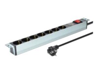 DIGITUS DN-95407 Stikdåse 7-stik 16A Grå 2m