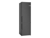 Bosch Serie | 4 Køleskab/fryser 218liter Klasse C 103liter Fritstående Sort inox