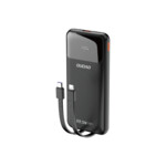 DUDAO K15Pro 20000mAh 22.5Watt 2x cable Black 20000mAh 22,5Watt 2xUSB-C 1xUSB-A Sort