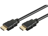 goobay HDMI-kabel med Ethernet 15m Sort