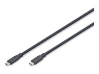 DIGITUS USB Type-C kabel 1m Sort