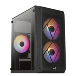 AeroCool CS-107-A-BK-v2 Tower Micro ATX Sort