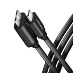 AXAGON BUMM3-CM10AB USB Type-C kabel 1m Sort