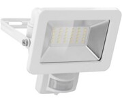 LED outdoor floodlight, 30 W, with motion sensor, white