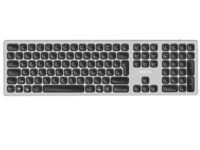 Keyboard, BT 5.0 & 2.4G, aluminum, grey